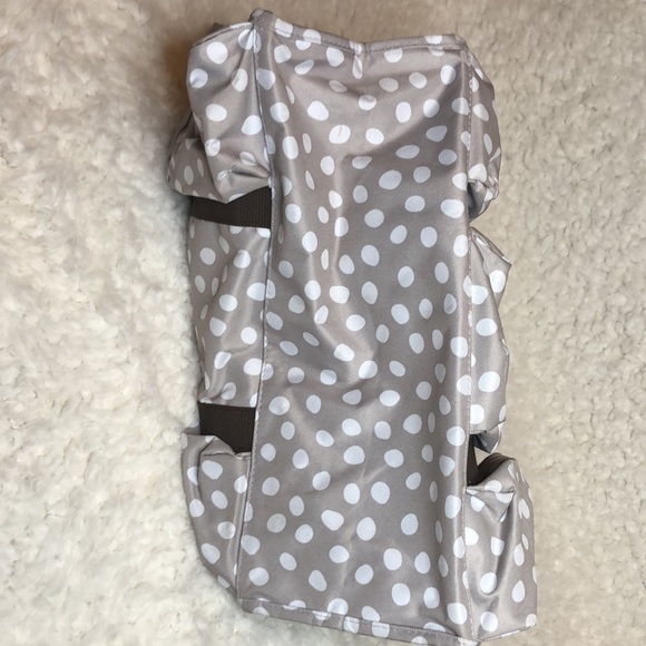 Thirty-One tote bag. Tan with white dots - Picture 7 of 7